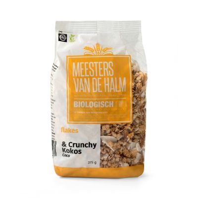 De Halm Flakes & Crunchy Kokos (375 gram)
