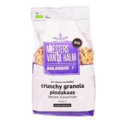 De Halm Crunchy Granola Pindakaas (450 gram)