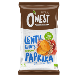 O'nest Lentil Chips Paprika (75 gram)