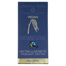 Chocolat Stella vegan chocolade hazelnoot (80 gram)