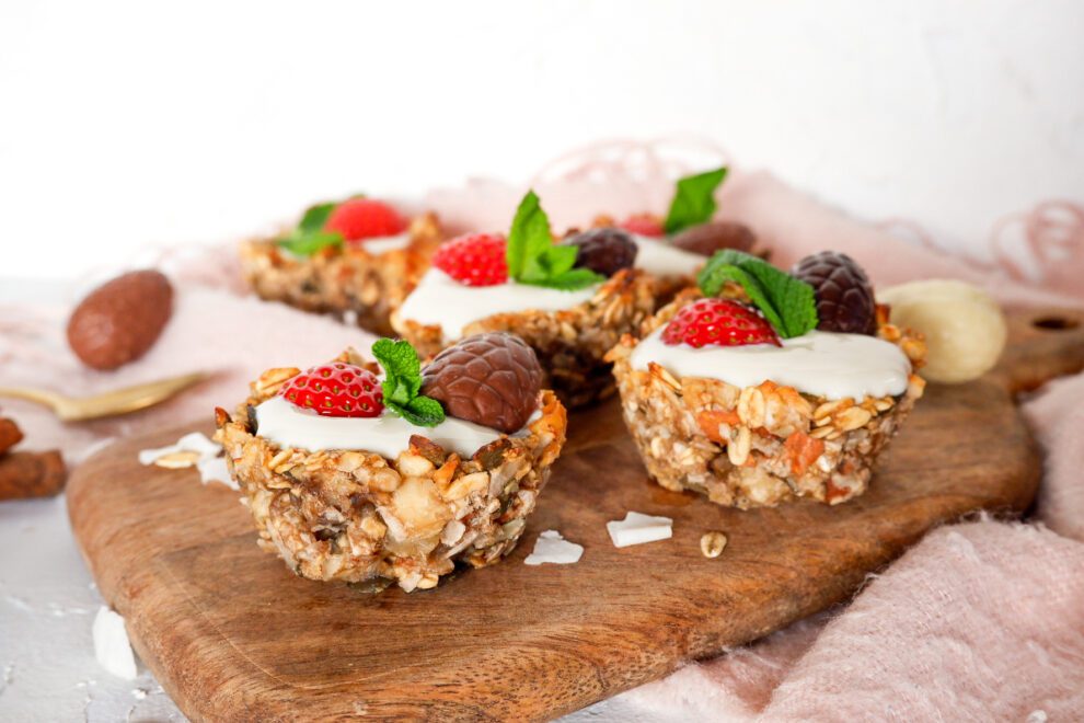 Granola cups met yoghurt