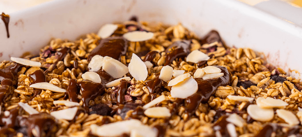 Baked gingerbread oats