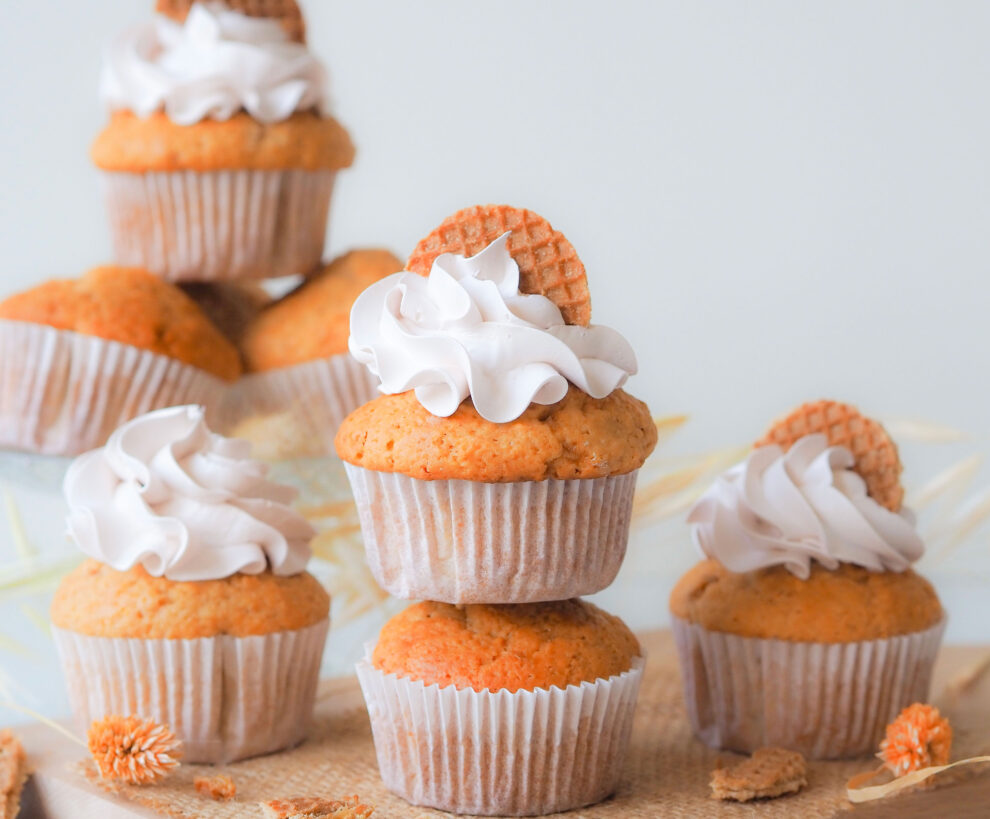 Stroopwafel muffins